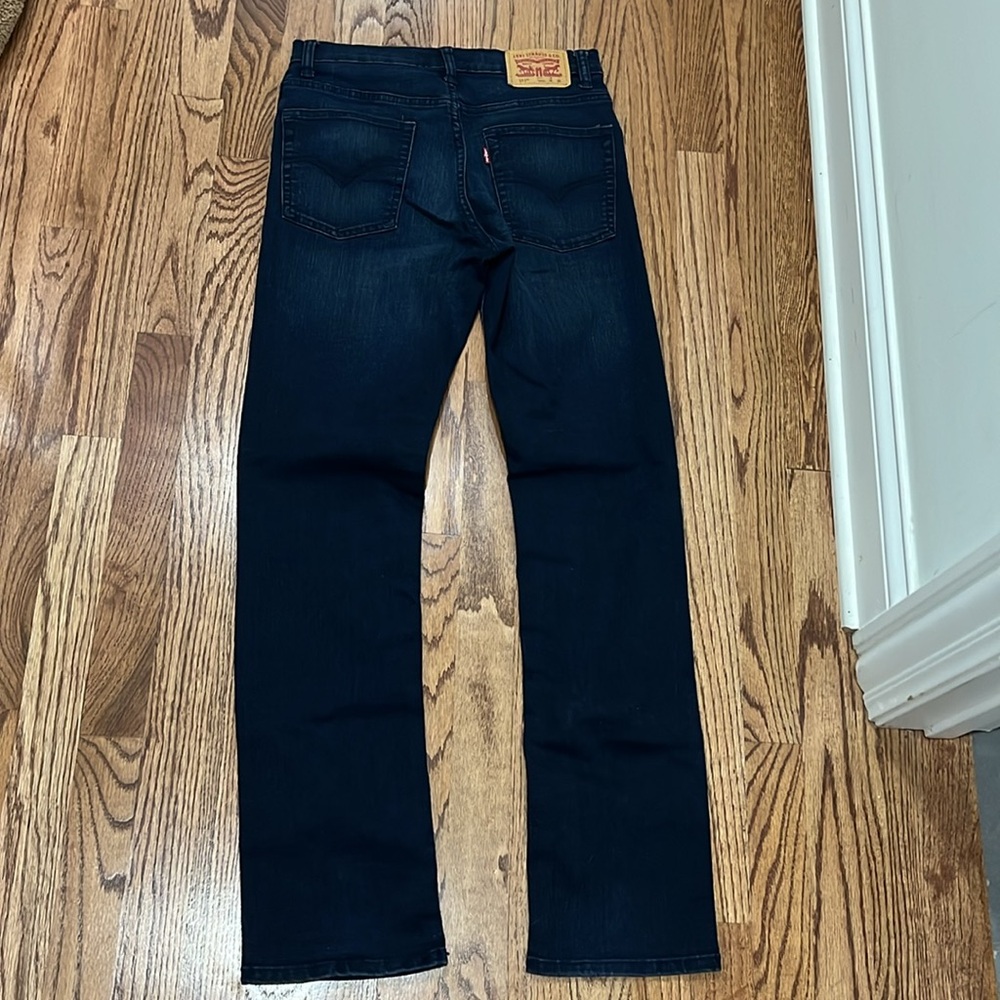 Levi's Dark Wash 511 Slim Denim - Picture 4 of 9
